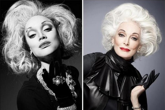 卡门-戴尔-奥利菲斯(carmen dell'orefice)代言口红