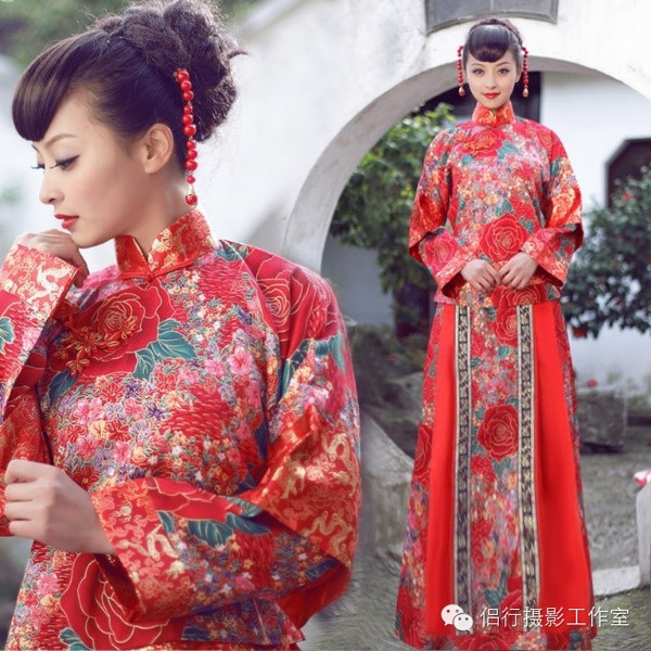 中式婚纱照_中式传统婚纱照