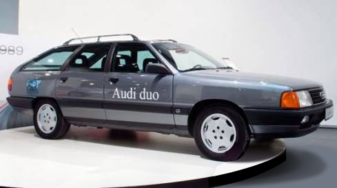 1989   首款并联式混合动力概念车   Audi duo  诞生