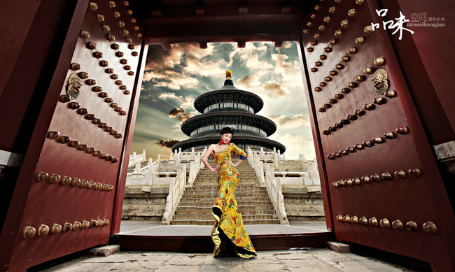 北京婚纱摄影工作室;中国风与时尚的碰撞