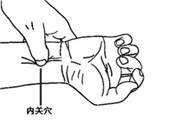 神门穴:位于手腕部位,手腕关节手掌侧,尺侧腕屈肌腱的桡侧凹陷处.