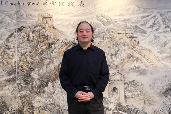 邓福邦笔墨当随时代体现民族正能量