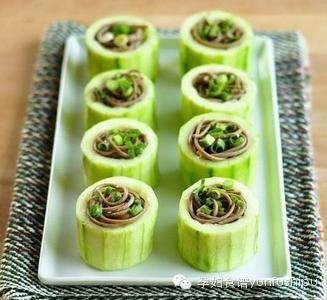 推荐食谱:荞麦黄瓜卷