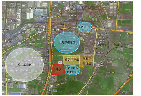 业内人士分析称,车墩地块周边产业经济发达,有松江出口加工工业园和