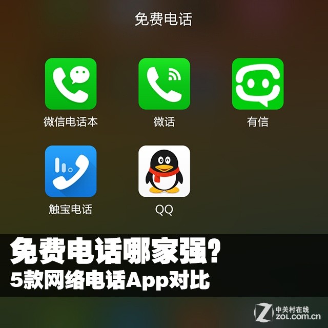 5款网络电话app对比