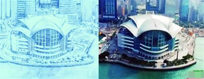 青岛小伙参加最强大脑默画维多利亚港图