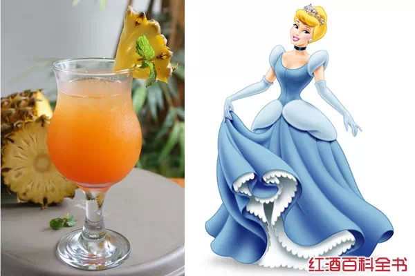 3,灰姑娘鸡尾酒(cinderella)这款鸡尾酒的名字充满了诱惑力,让人禁不