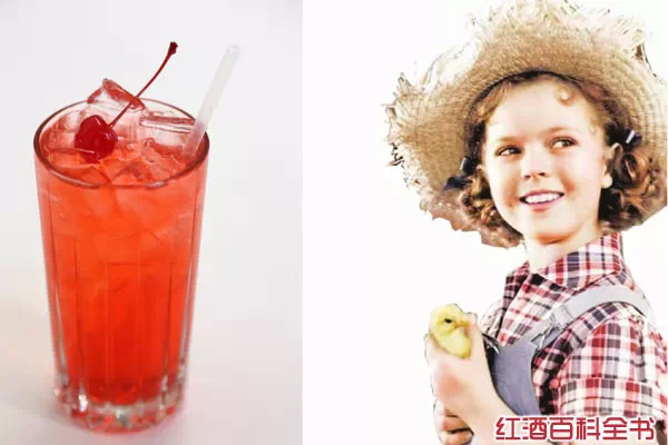 4,秀兰邓波儿鸡尾酒(shirley temple)