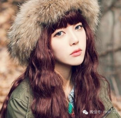 韩式中长发烫发发型14图,修颜减龄!