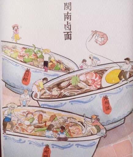 漫画版泉州美食,吃货喜欢哪个呢?