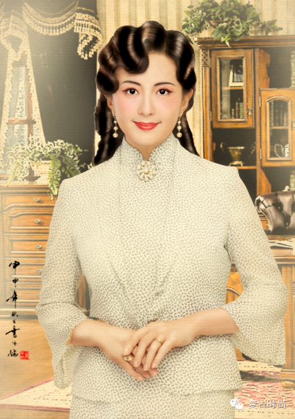 复古时尚独家首发女星杨童舒的复古旗袍写真