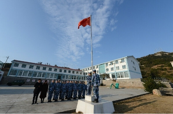 海军驻南麂岛某部基地曝光 营区景色漂亮_军事_南都