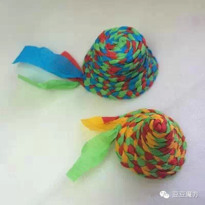 玩创意||编织皱纹纸