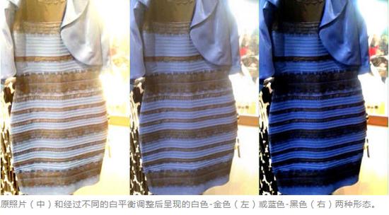 裙子颜色引刷屏热议 网友找到实物为蓝黑色(