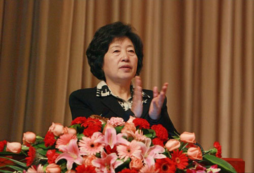 2009年,时任福建省委书记孙春兰出席在福州召