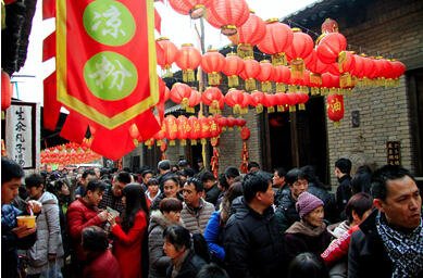 咸阳市春节旅游市场红火人气旺(组图)