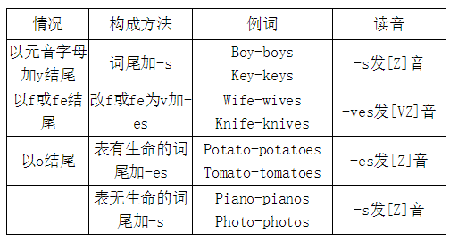 【初中英语】名词详解及真题样例