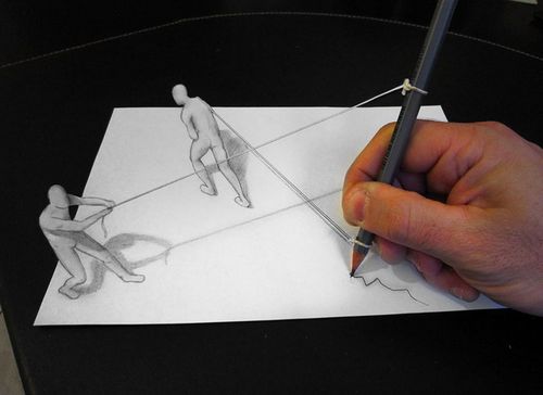 艺术源于生活,15个值得一看的3d素描画