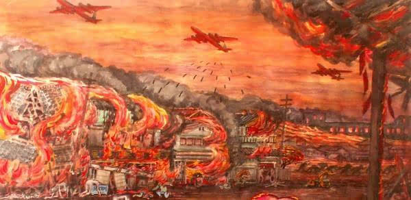 日本纪念的东京大轰炸 美军10天炸死近50万