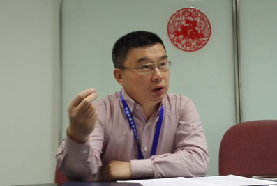 杨彬接受搜狐财经记者专访