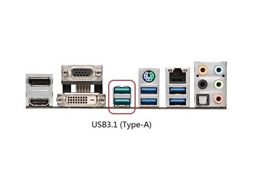 华硕主板板载的usb 3.1 type-a接口华硕同步发布了usb 3.