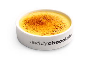 awfully chocolate家的white creme brulee白巧克力焦糖布甸