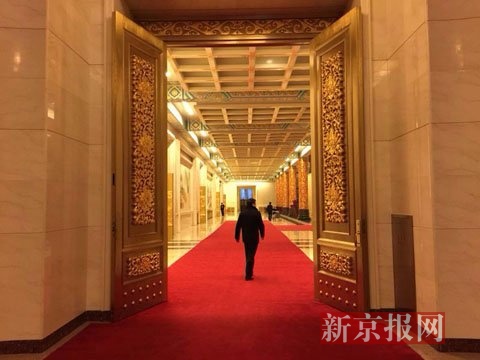 金色大厅细部。 新京报首席记者 陈杰 摄
