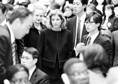 3月10日,美国驻日大使卡罗琳肯尼迪出席纪念东京大轰炸70周年活动