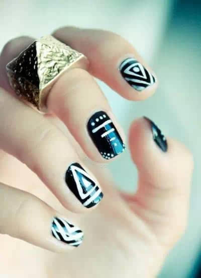 时尚美甲:15年最新短指甲美甲欣赏,真的很美