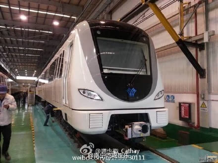 南宁地铁一号线首例列车曝光
