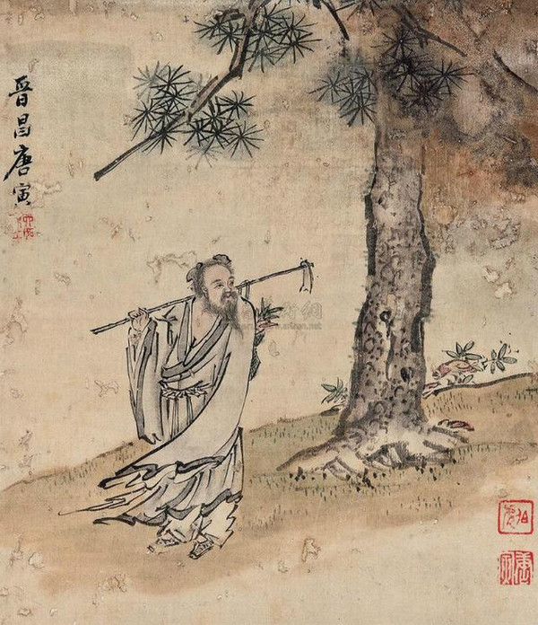 唐伯虎画人物,惊艳