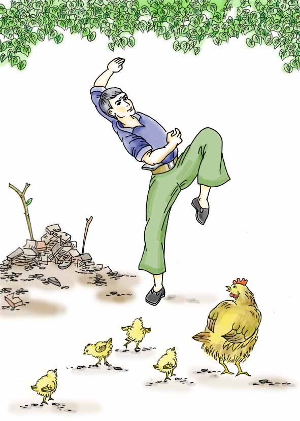 我的兄弟姐妹4手绘插图