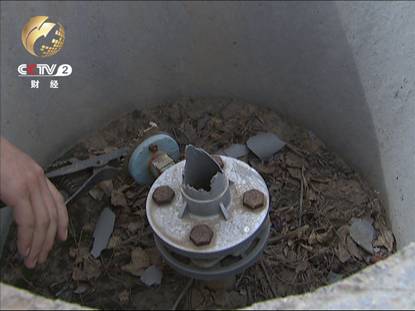 这些水利设施从建成后就没出过水,现在阀门已经生锈了