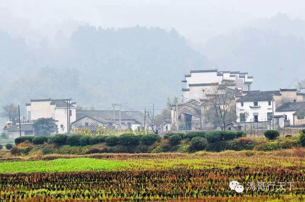 涛哥行天下水墨古镇黄山郭村