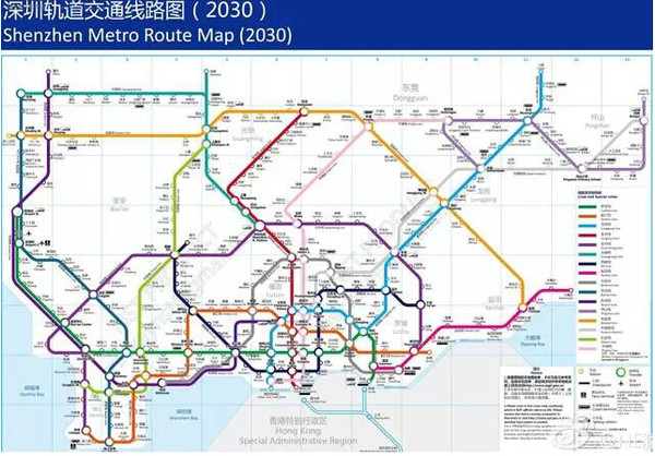 2030年深圳轨道交通线路图 广深港高铁 广深港高铁建设取得新进展
