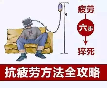 從疲勞到猝死只需六步 三個症狀自測過度疲勞