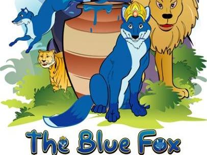英文绘本《the blue fox》蓝狐狸为王的传奇故事
