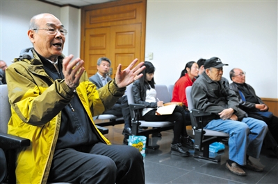 昨天,一中院,原声学研讨所所长程明昆作为教授证人出庭。