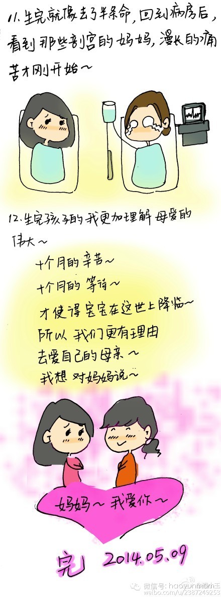 【漫画】顺产日记