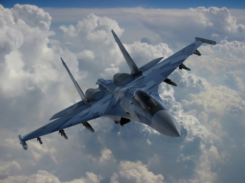 资料图:俄罗斯苏-35战斗机