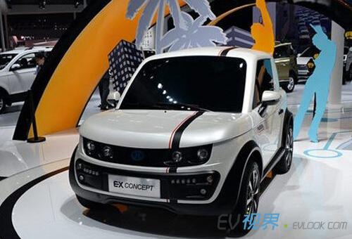 电动汽车:北汽EX电动汽车 预计明年将量产