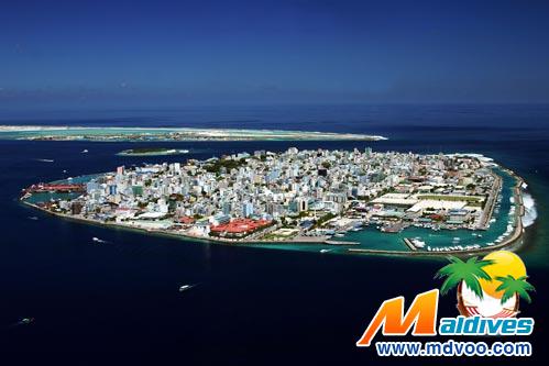 马尔代夫马累岛旅游岛屿风景高清图片
