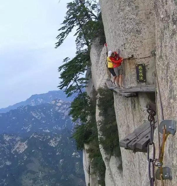 其他练胆地方:鹞子翻身,苍龙岭,千尺幢