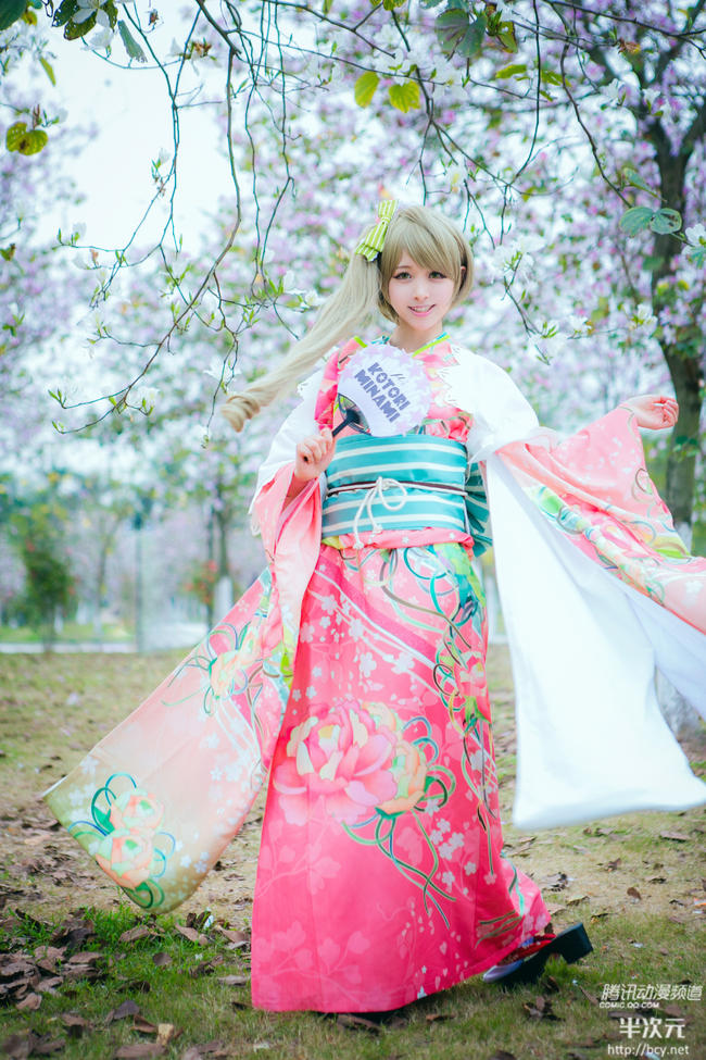 《lovelive》南小鸟和服版清新cos(组图)