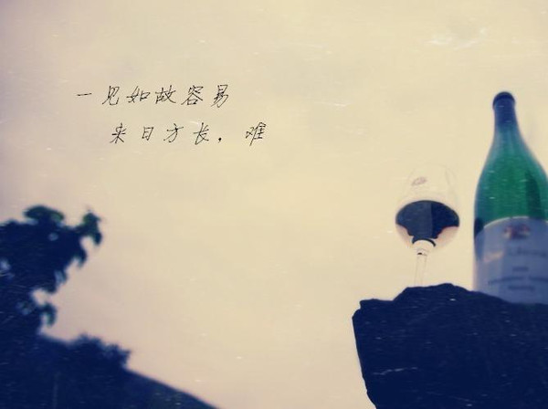 喝好酒这件事,一见如故容易,难的是来日方长.