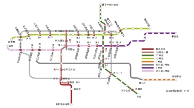 北京:年内开工6条地铁换乘站点公布