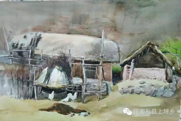 礼县上坪乡正在打造高校美术写生基地