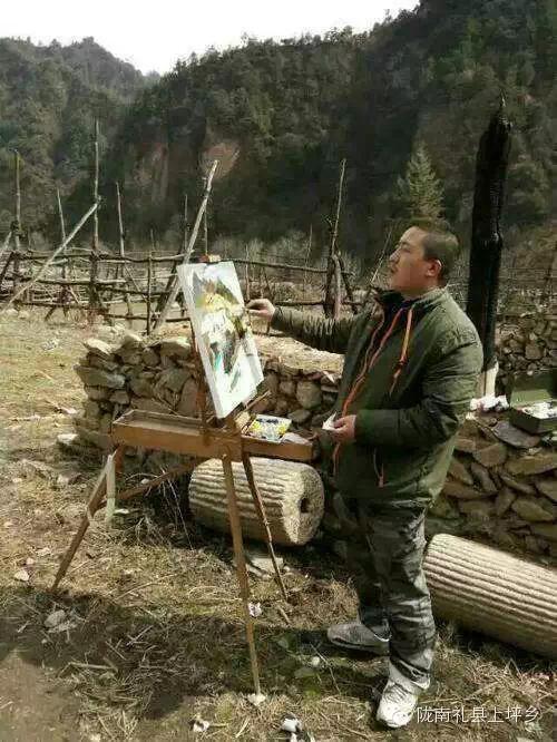 礼县上坪乡正在打造高校美术写生基地