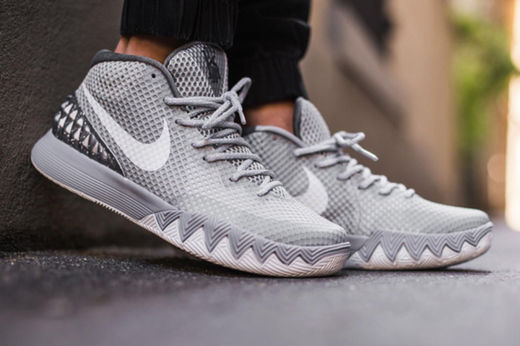nike kyrie 1 狼灰配色上脚图欣赏