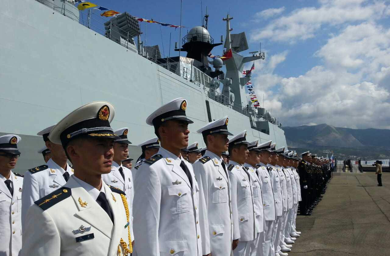 当地时间5月11日上午10时许，“海上联合-2015”I中俄海上联合军演正式开始